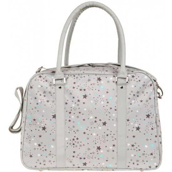Bolsa Maternidad Cambiador Stories Gris con Estrellitas Agua